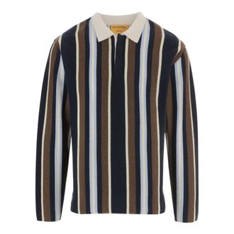Guest In Residence Polo Shirts, male, Multicolor, Size: S Striped Cashmere Polo Shirt