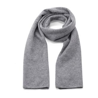 Warm-Me Kasjmier sjaal - Heren - Accessoires - Grijs - Maat: ONE Size Kasjmier