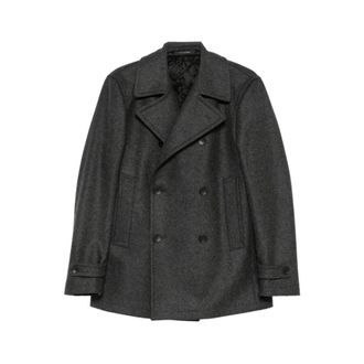 Tagliatore Monaco Coat - male - Tagliatore - Blazers - Gray - M - Jackets