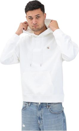 Calvin Klein Jeans Hoodies - Heren - Hoodies - Wit - XL - Hoodies & sweatvesten