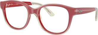 Ray-Ban Ry 1950 Brillen - unisex - Brillen - Rood - 46 MM - Accessoires