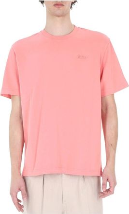 Autry Tonal Logo Tee - Heren - Tops - Roze - Maat: S Katoen
