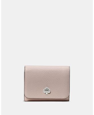 Kate Spade New York Womens Kayla Small L-Zip Wallet - Pink Leather - One Size