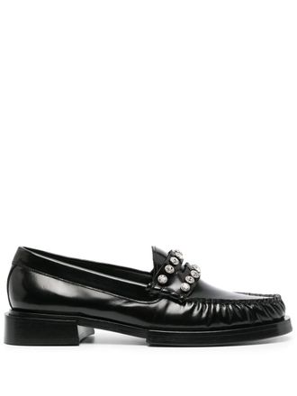 Sandro Max loafers verfraaid met stras - Zwart
