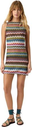 Missoni Short Cover-up In Lam&eacute; Viscose With Pixel-effect Zigzag Motif in Black & Multicoloured at Nordstrom, Size 40 It