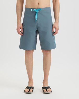 Salt Life Stealth Bomerz Microfiber Boardshort in Storm at Nordstrom, Size 30