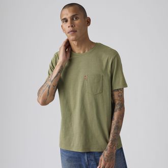 Levi's Classic Pocket Tee - Mens - 2XL - Green