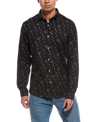 Stone Rose Stretch Print Shirt