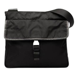 Prada Borsa a tracolla vintage Pre-owned in nylon - - Pre-owned - Donna - Nero - ONE SIZE