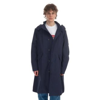 A.P.C. A.p.c., Heren, Mantels, Blauw, Maat: XL Katoen