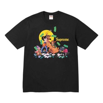 SUPREME All Dogs Go To Heaven T-Shirt Black FW25T42-BLACK