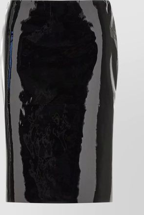 Ferragamo patent leather pencil skirt