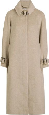 Damson Madder Cappotto Jude con motivo a spina di pesce - Toni neutri