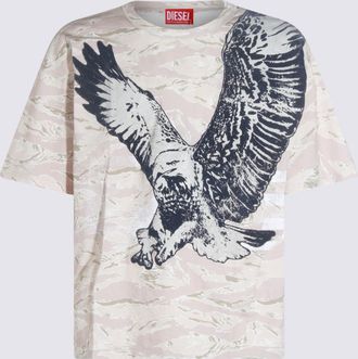 Diesel T-Shirts And Polos Light And Natural-Uomo