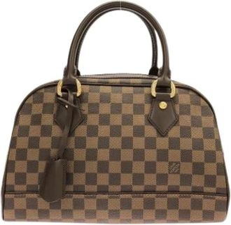 Louis Vuitton Pre-owned Handbags, female, Brown, Size: ONE SIZE Pre-owned Vintage Damier Canvas Handbag