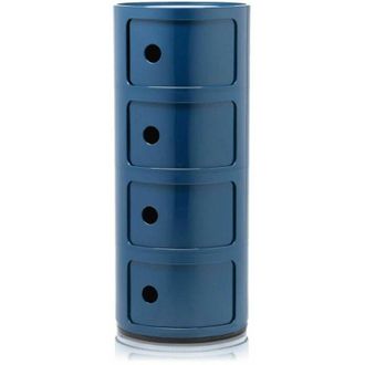 Kartell Componibili contenitore blu 77 cm minimalista