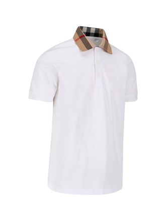 Burberry Mens T-Shirts And Polos White Cotton