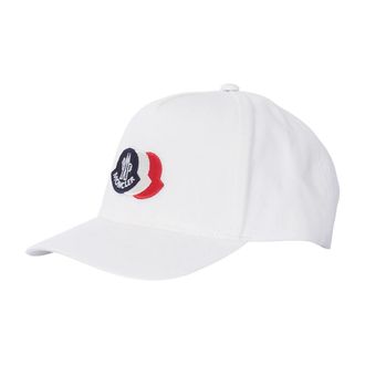 Moncler Caps, unisex, White, Size: S Cappello Baseball