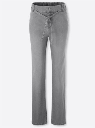 Club Of Comfort Bequeme Jeans CLUB OF COMFORT, Damen, Gr. 46, Normalgr&ouml;ssen, blau (light grau, denim), 81% Baumwolle, 17% Polyester, 2% Elasthan, unifarben, lang, Jea