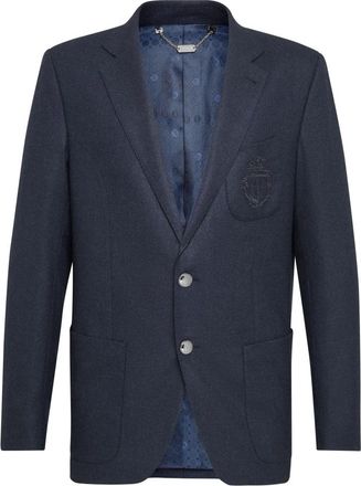 Billionaire Boys Club Blazer Crest - Heren - Blazers - Blauw - M - Leer - Jassen