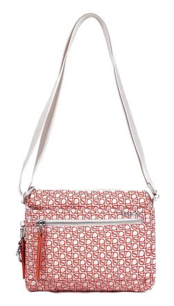 Hedgren Womens Shoulder Bag RFID, Coral / Grey Signature, litros