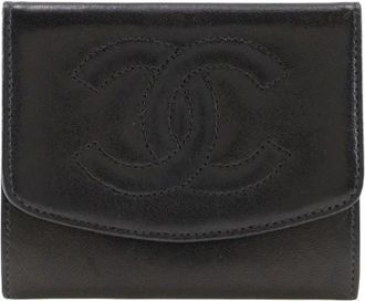 Chanel Pre-owned Wallets, female, Black, Size: ONE SIZE Pre-owned Coin Purse