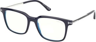 Tom Ford Optical Frame - Heren - Brillen - Blauw - 53 MM - Accessoires