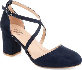 Journee Collection JOURNEE Foster Pump in Navy at Nordstrom Rack, Size 10