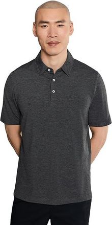 Johnston & Murphy Xc+ Apex Performance Polo Mens Clothing Charcoal Heather : 3XL, Polyester/Rayon/Spandex