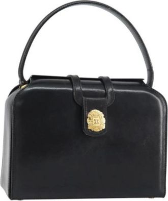 Celine Pre-owned Handbags, female, Black, Size: ONE SIZE Pre-owned Leather Handbag