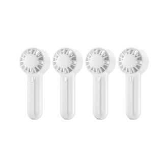 OEM Ventilador Port&aacute;til Recargable Por Usb (4 Unidades), Peque&ntilde;o Ventilador Port&aacute;til Con Velocidad Ajustable Para Uso En Exteriores, Alto Flujo De Aire