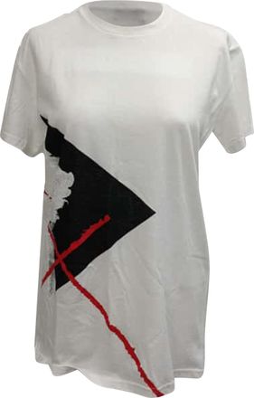 Dior Pre-owned Mens Graphic-Print T-Shirt in White Cotton - Size IT 46 (Mens)