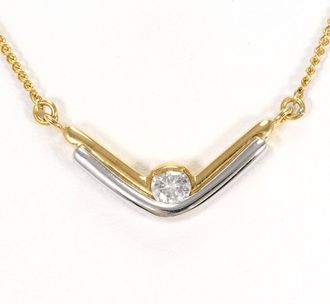 C&A Unbranded Platinum yellow gold yellow gold (18K) Platinum 900 Necklace (Pre-Owned)