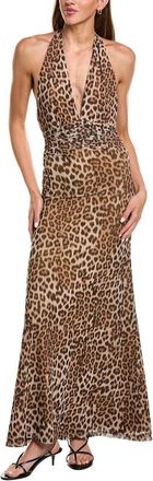 Bardot Elera Printed Mesh Maxi Dress