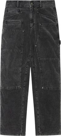 Isabel Marant Jeans Lois con inserti - Nero