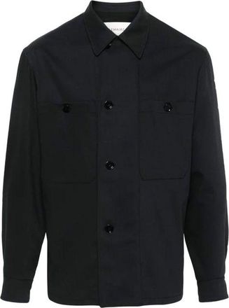 Christophe Lemaire Black Virgin Wool Mens Coat