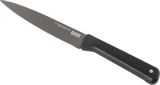 Kuhn Rikon ICED Serrated Utility Knife 5.12-Inch, Ice Hardened German Stainless Blade in Black at Nordstrom