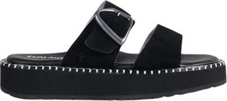 Emu Scarlet Slide - Dames - Sandalen - Zwart - 40 EU - Su&egrave;de - Schoenen