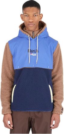 Fila Jassen, Heren, Veelkleurig, M, Borg Hybrid Hooded Sweatshirt