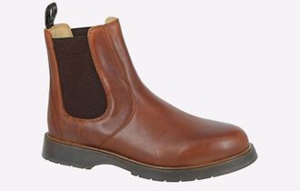 Grafters Weston Chelsea Boots Mens - Tan - Size UK 10