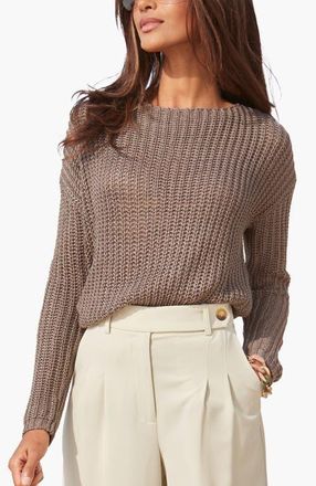 Lascana Loose Knit Sweater in Olive at Nordstrom, Size 10