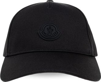 Moncler Baseball cap - Dames - Petten - Zwart - ONE Size - Katoen - Accessoires