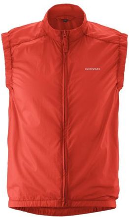 Gonso Adventure Vest Wind Velogilet f&uuml;r Herren | rot