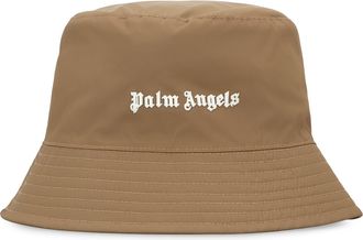 Palm Angels Fishermans Hat With Logo