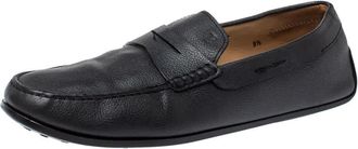 Tod's Tods Black Leather Penny Loafers
