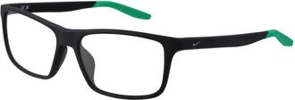 Nike Rechthoekig montuur met volledige rand - Heren - Brillen - Zwart - ONE Size - Accessoires