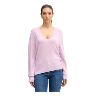 Benetton Mujer, Jerseys, P&uacute;rpura, Talla: L