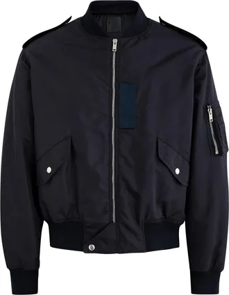 Givenchy Padded Nylon Bomber Jacket - Navy - 52 (IT52 / XL)