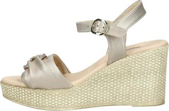Nero Giardini Wedge Sandal - female - Nerogiardini - Wedges - Gray - 4 UK - Shoes