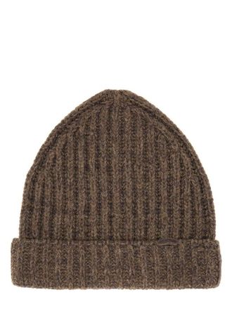 Maison Margiela Wool And Cotton Blend Beanie